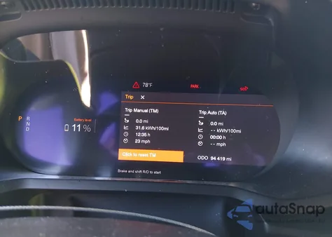 2022 Polestar 2 Long Range Dual Motor z USA, uszkodzony, nr VIN LPSED3KA1NL077878